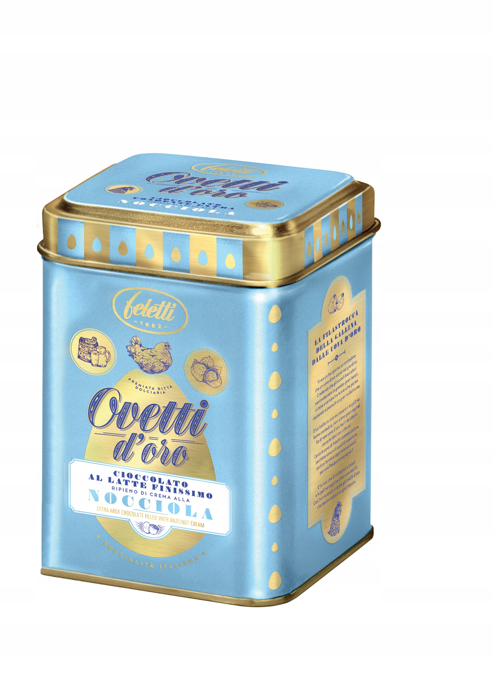 Levně Plechovka s pralinkami 150 g – mix chutí Feletti