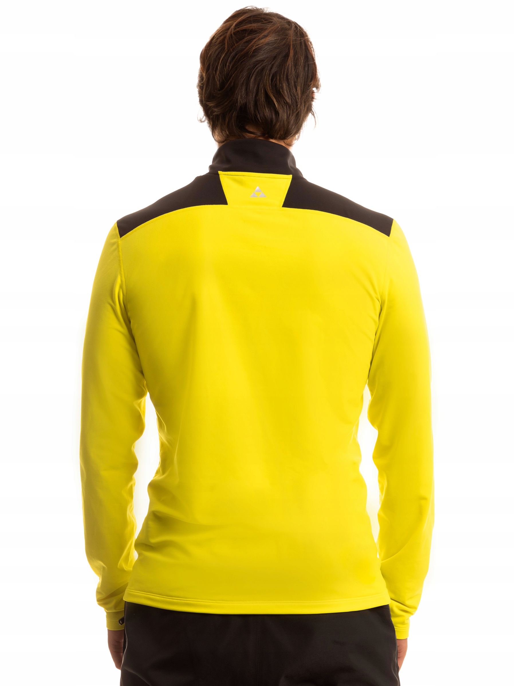 Fischer Base Pro Shirt Ski Męska bluza polar II warstwa Yellow M