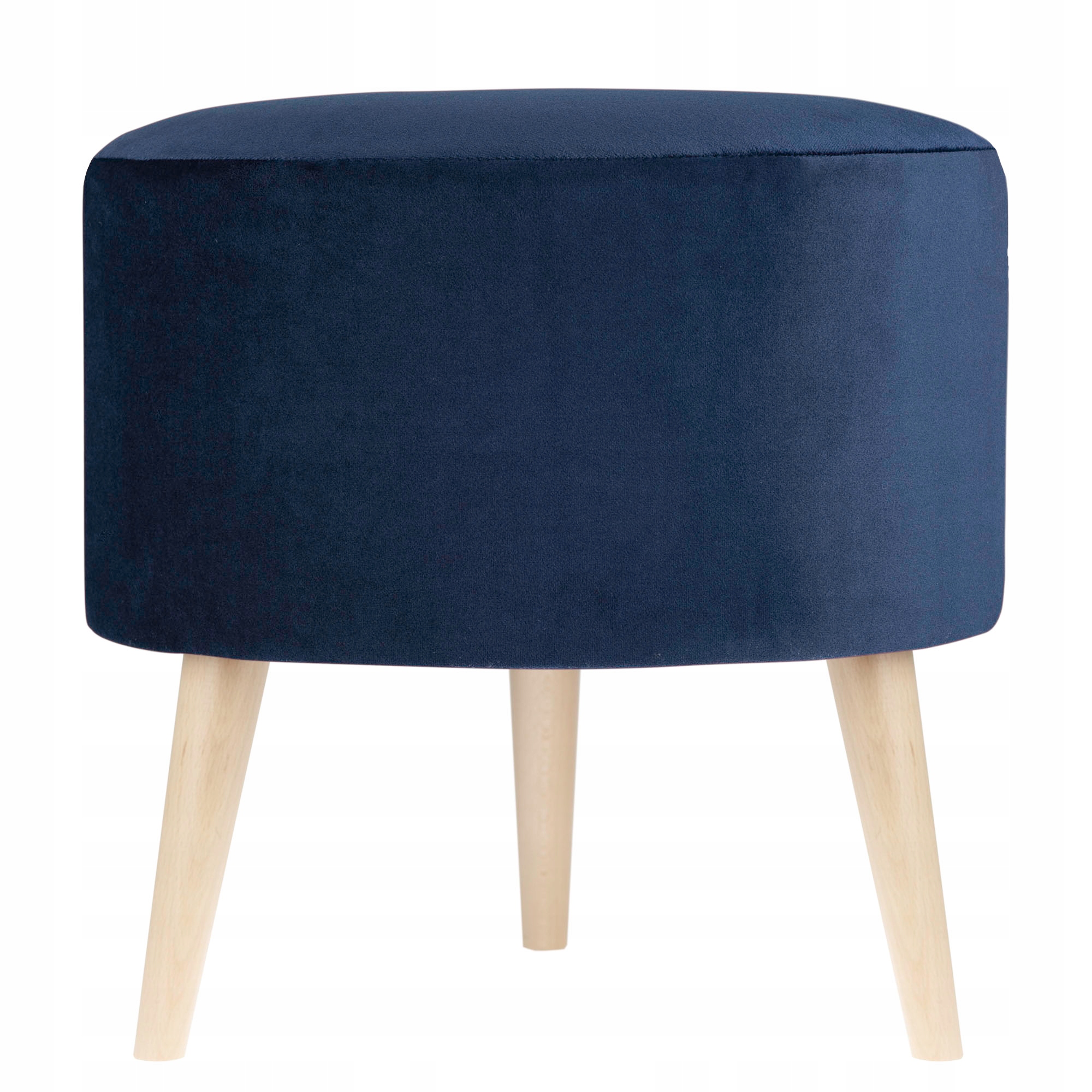 PUFA OKRĄGŁA Z NOGAMI WYSOKA 40x45 WELUR PLUSZ Kod producenta 01/WELUR