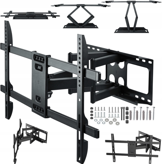 Pohyblivý Držák, Nastavitelný, Bezpečný Věšák Pro Televizor 32-85 Palců, Silný