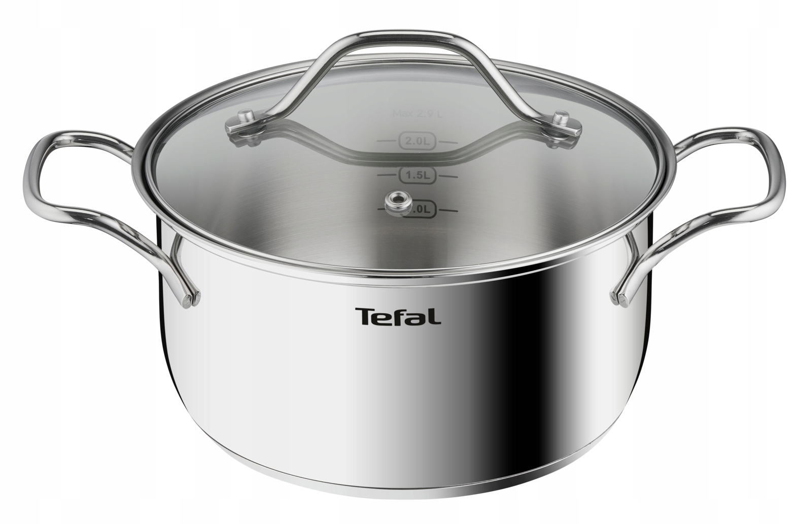 Garnek z pokrywką Tefal Intuition indukcja stal nierdzewna 2,9 l 20 cm