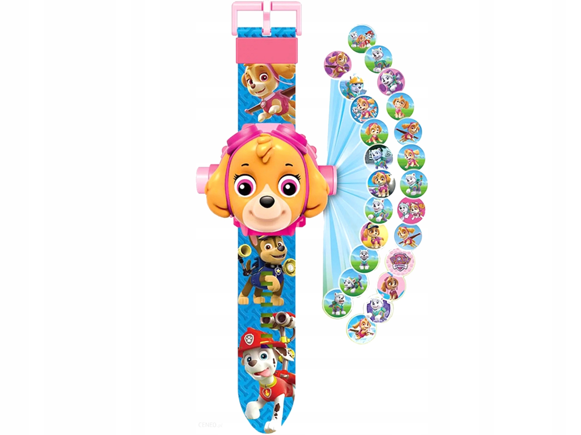 PSI PATROL Zegarek 3D z Projektorem PAW PATROL SKY SUPERBOHATER dla dziecka Model inny