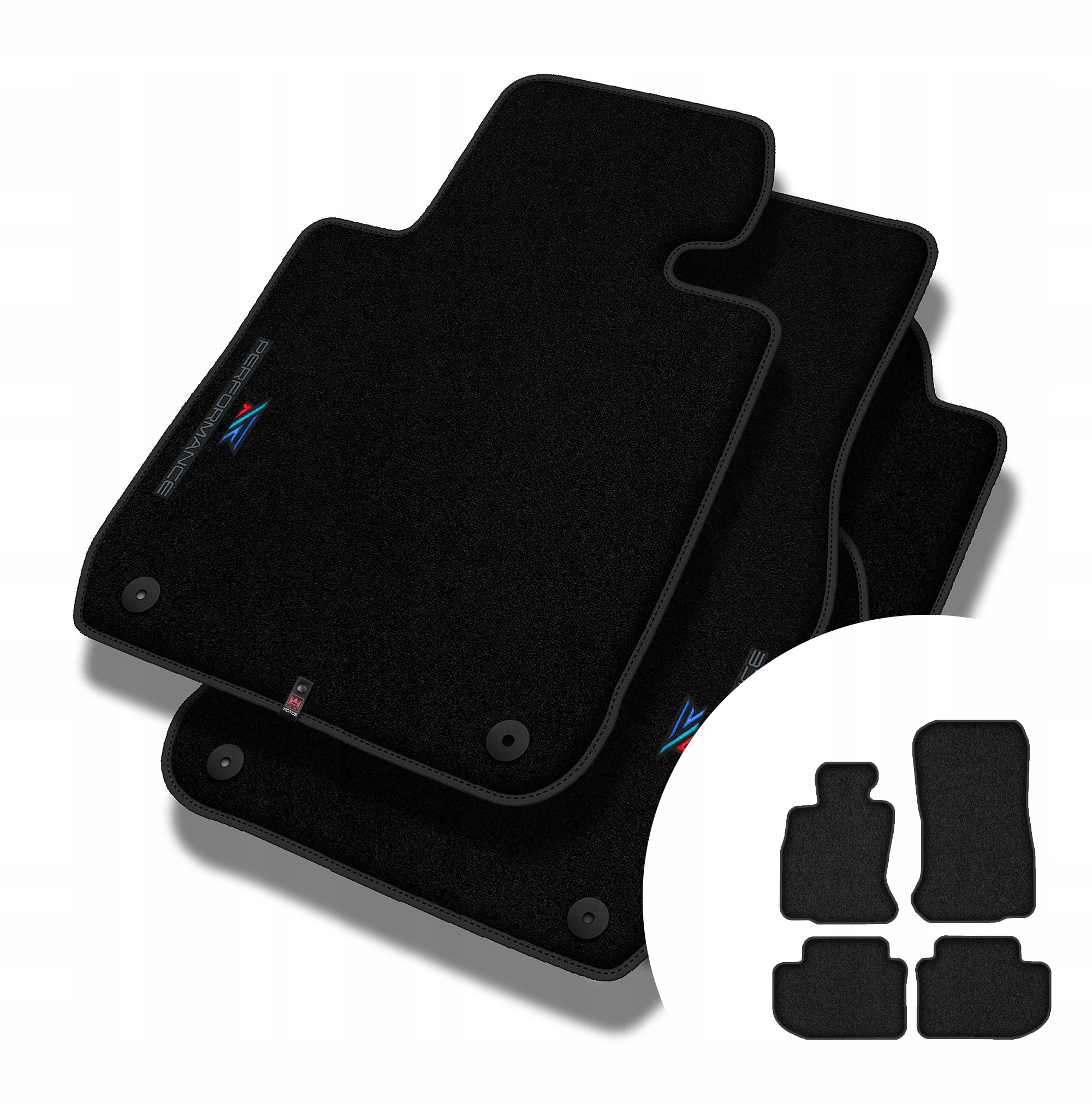 Velúrové koberčeky Performance Premium pre Bmw radu 6 F06 2011-2019