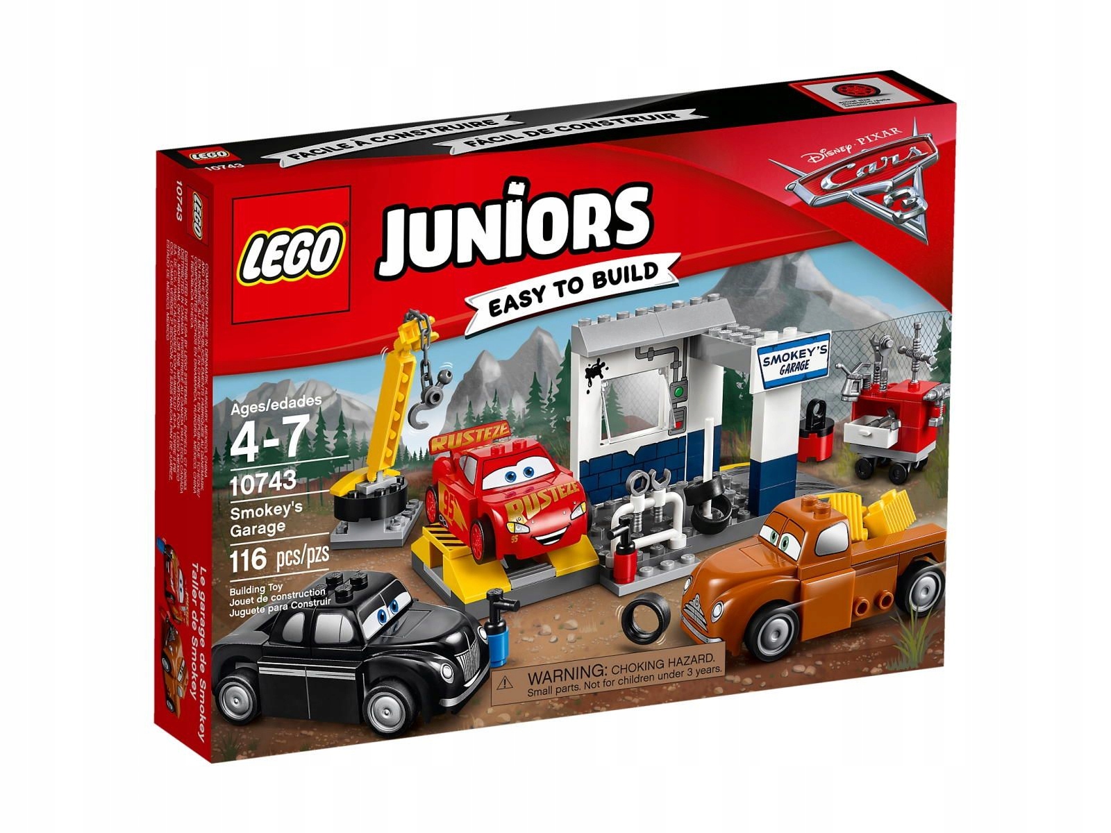 Lego Auta 3 – 10743 Smokeyho dílna – Nové