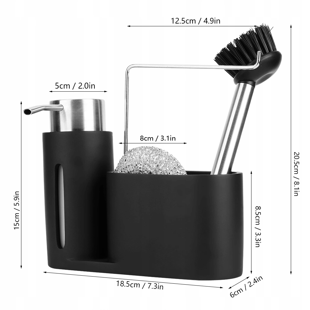 DOZOWNIK PŁYNU DO MYCIA NACZYŃ Z POJEMNIKIEM Marka inna