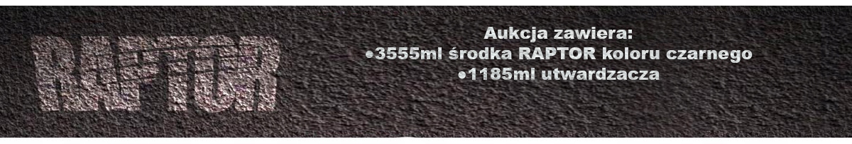 RAPTOR U-POL KOLOR CZARNY ŚRODEK OCHRONNY 5 KOMPLETÓW Producent U-Pol