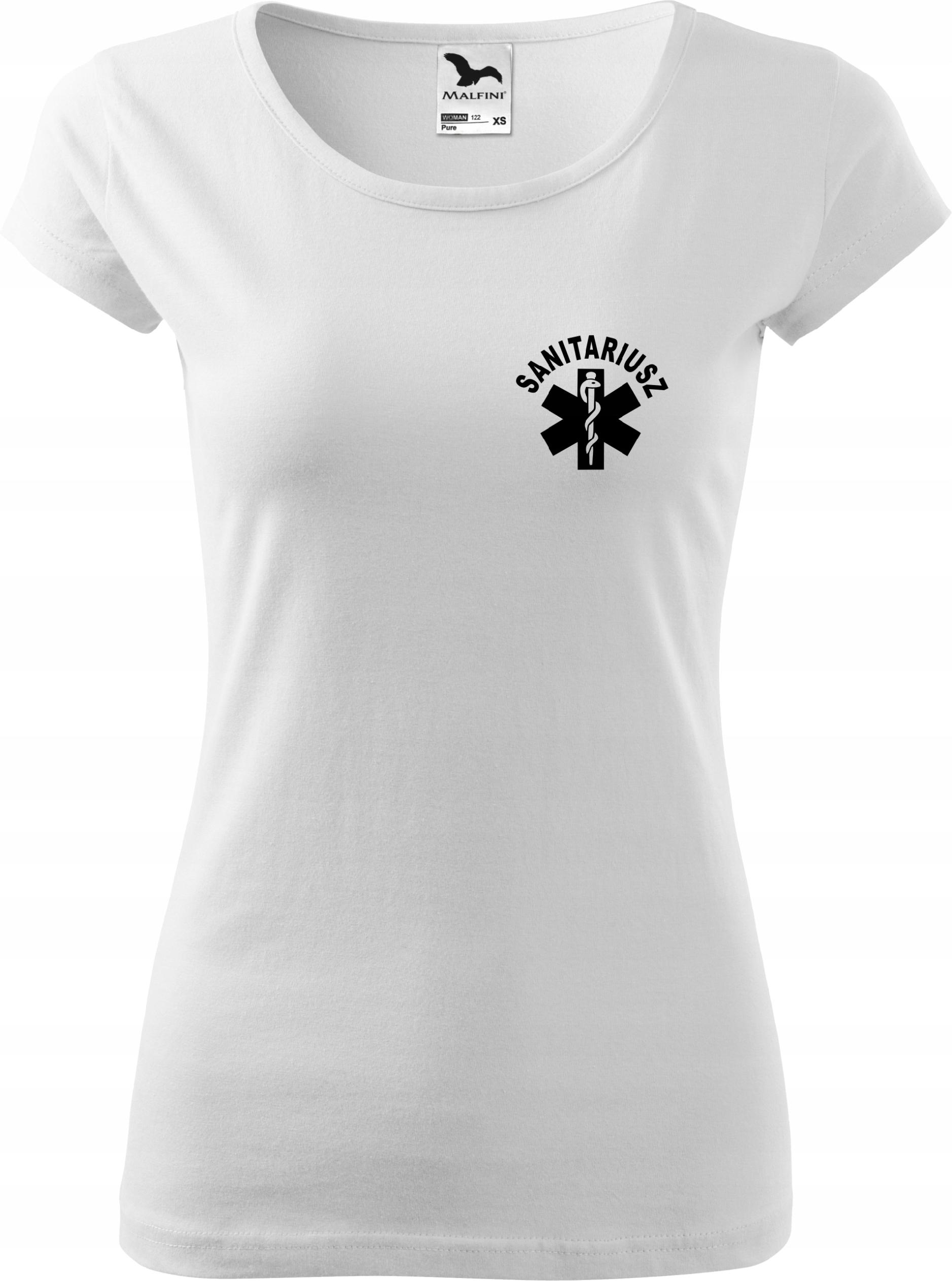 

Damska koszulka medyczna Pure Sanitariusz r.L