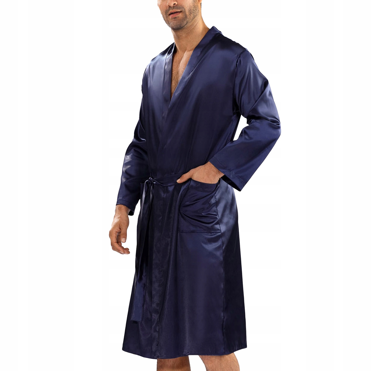 Dkaren Christian modrý Noční Župan L