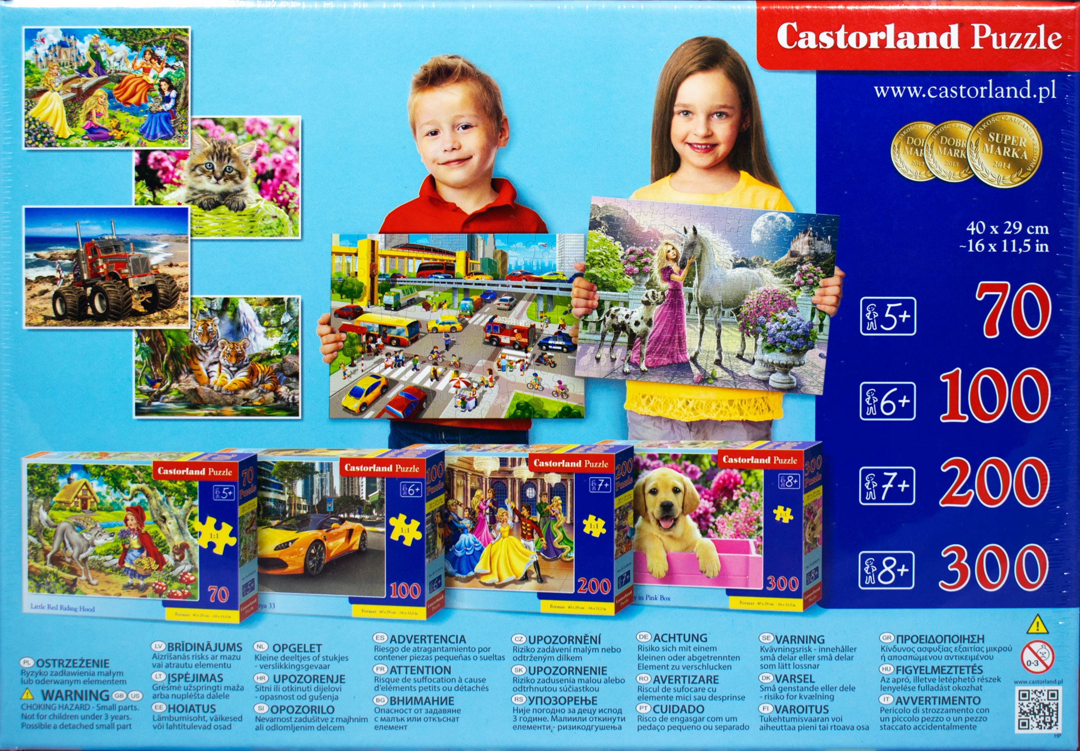 PUZZLE ZWIERZĘTA WILK PRZYRODA 9+ 500 EL CASTOR Kod producenta B-53285