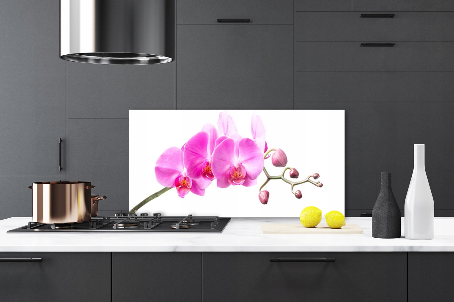 Panel szklany Płytka Kwiaty Roślina 140x70 Marka Tulup