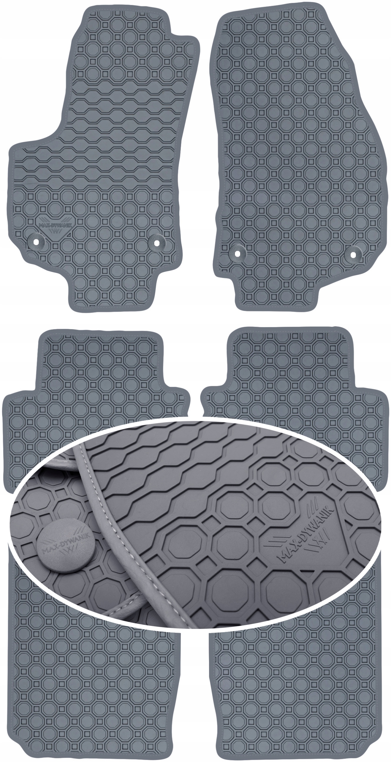 Opel Zafira B 7os 05-14 Koberce Šedé