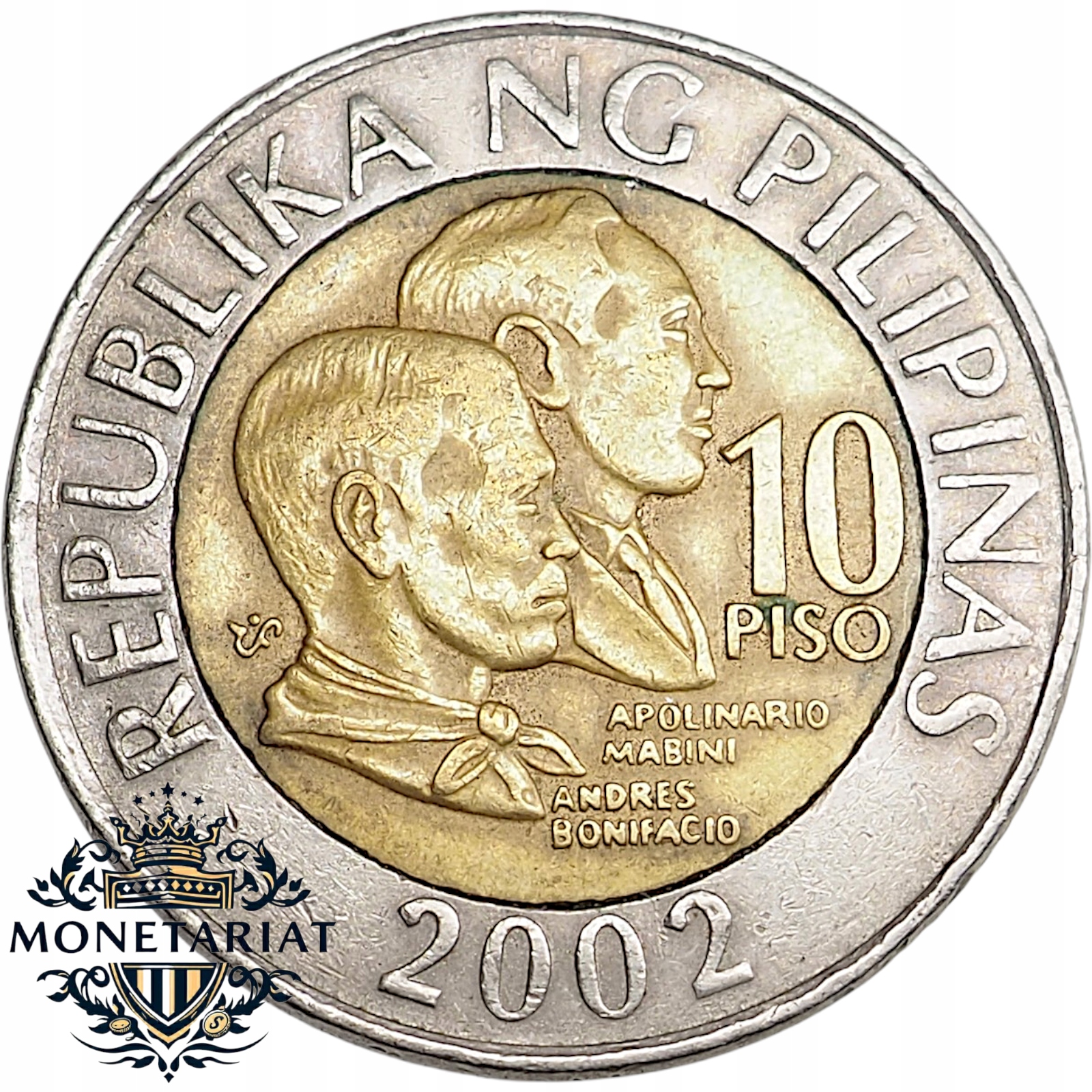 10 PISO 2002 FILIPINY