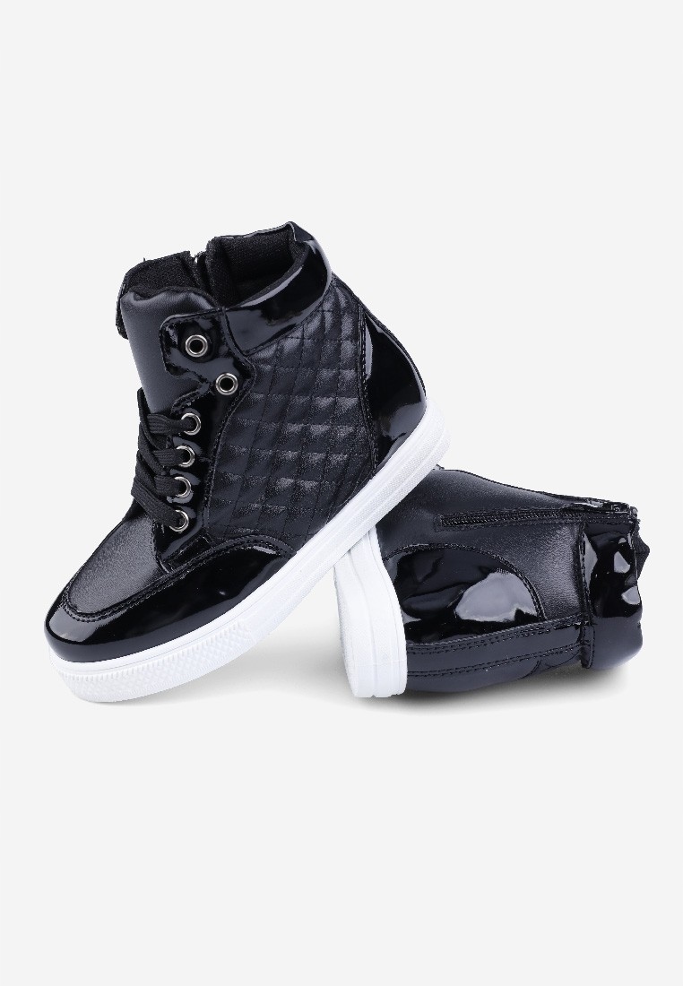 Buty dziecięce botki sneakersy dziewczęce czarne Marka Inna marka