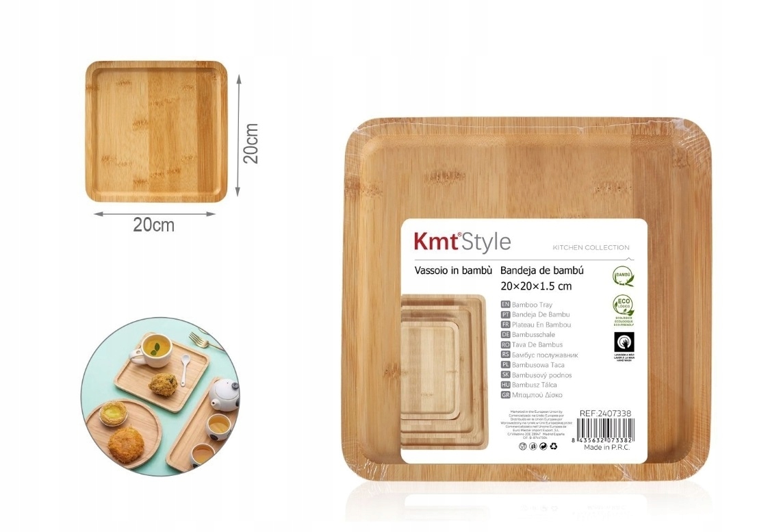 

Taca Bambusowa Do Podawania Serwowania Jedzenia