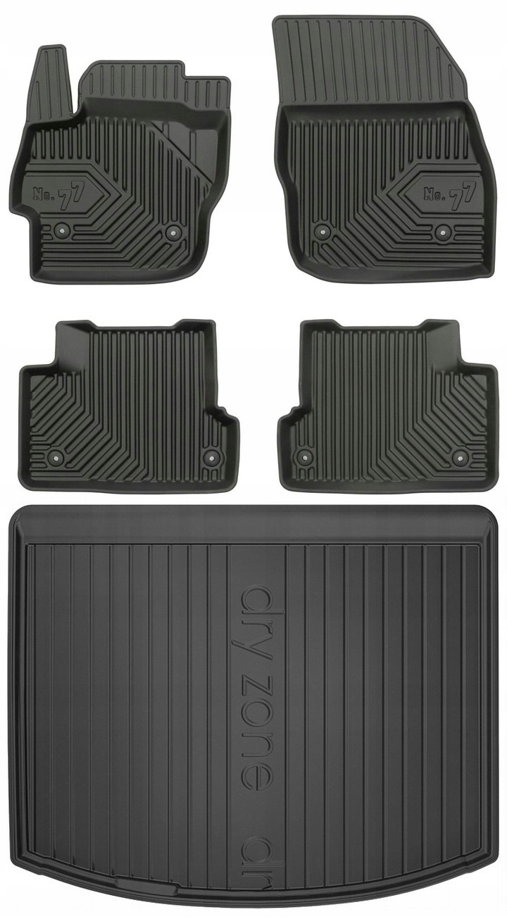 Set 77 Koberce a rohože Mazda 3 2 Hatchback 2008-2014 d