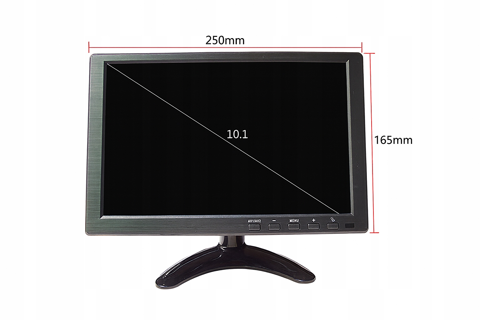 Monitor LCD 10 cali Przemysłowy Vga Hdmi Bnc Do Maszyn Monitoringu Cctv