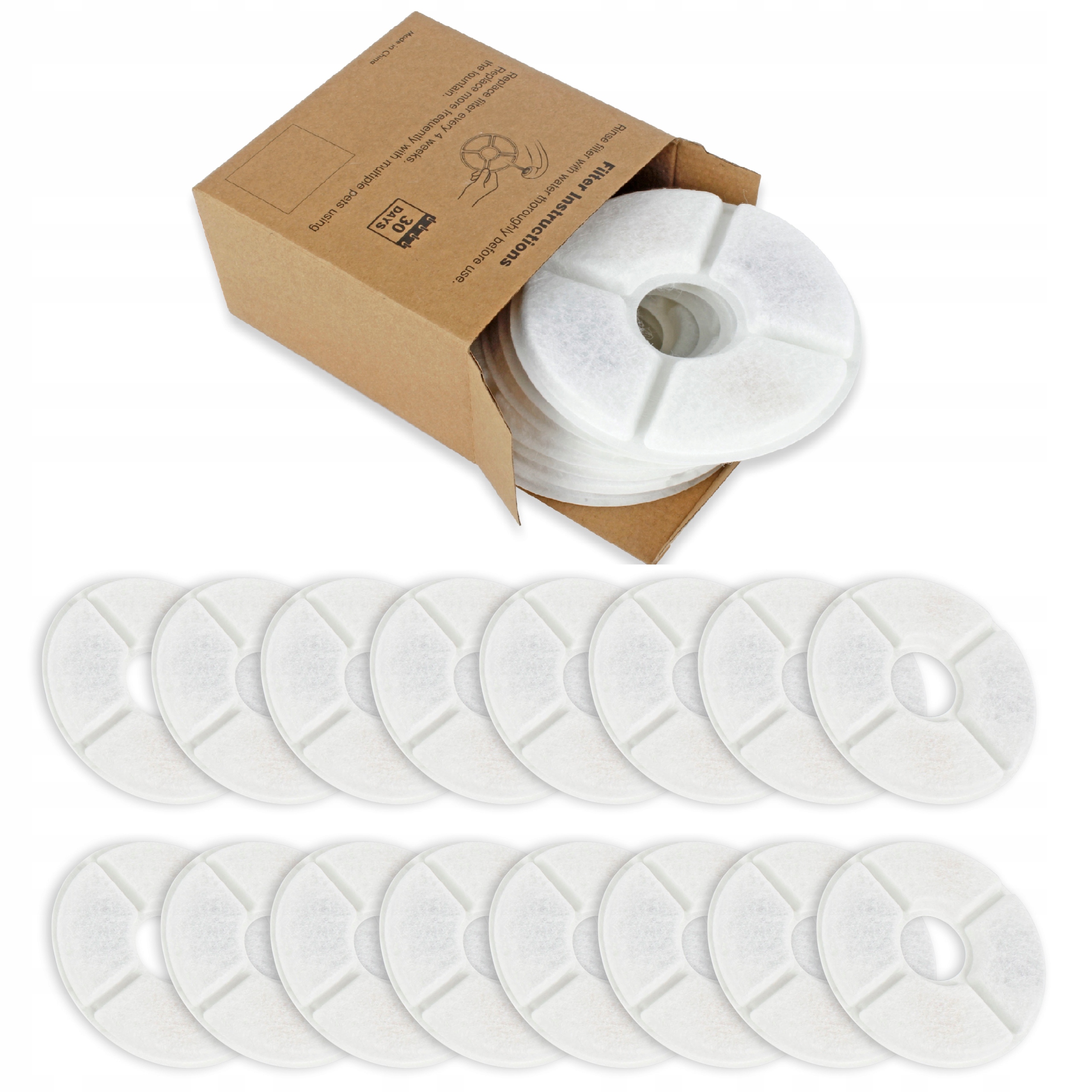 

16 szt Wymienny Filtr Do Poidła Dla Kotów I Psów