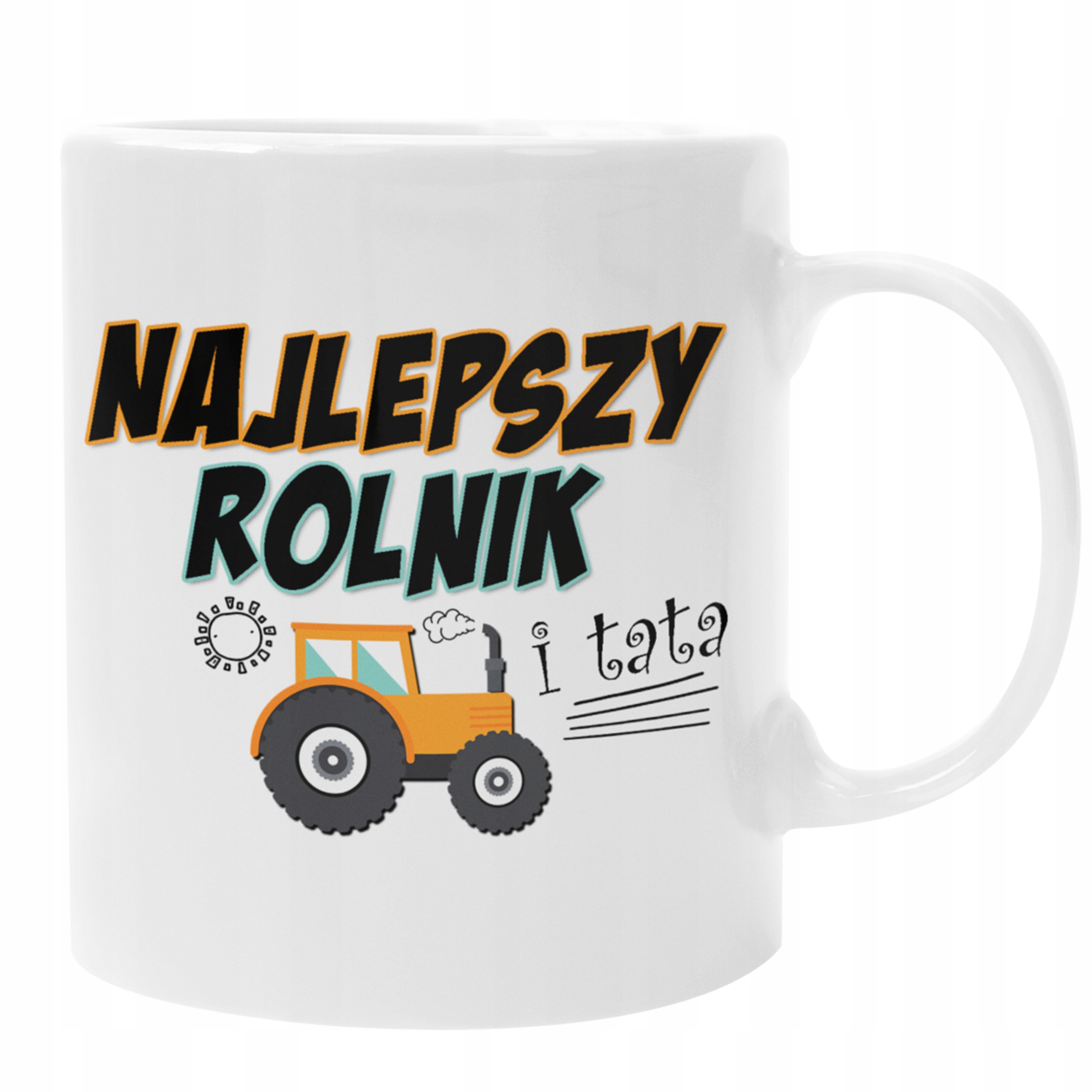 

Kubek taty rolnika pomysł rolnika traktor
