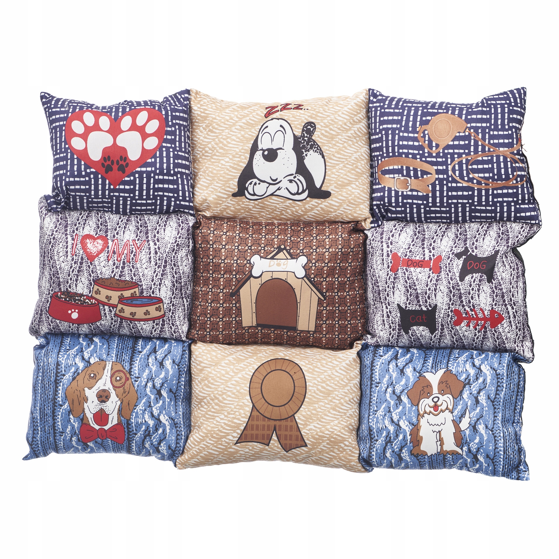 Levně Pelíšek Pelíšek Psí Polyester Protiskluzový 55 X 45 X 5 CM Obdélníkový