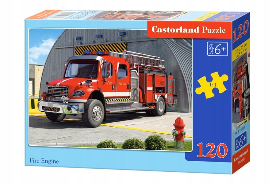 

Puzzle 120 El Wóz strażacki, Castorland