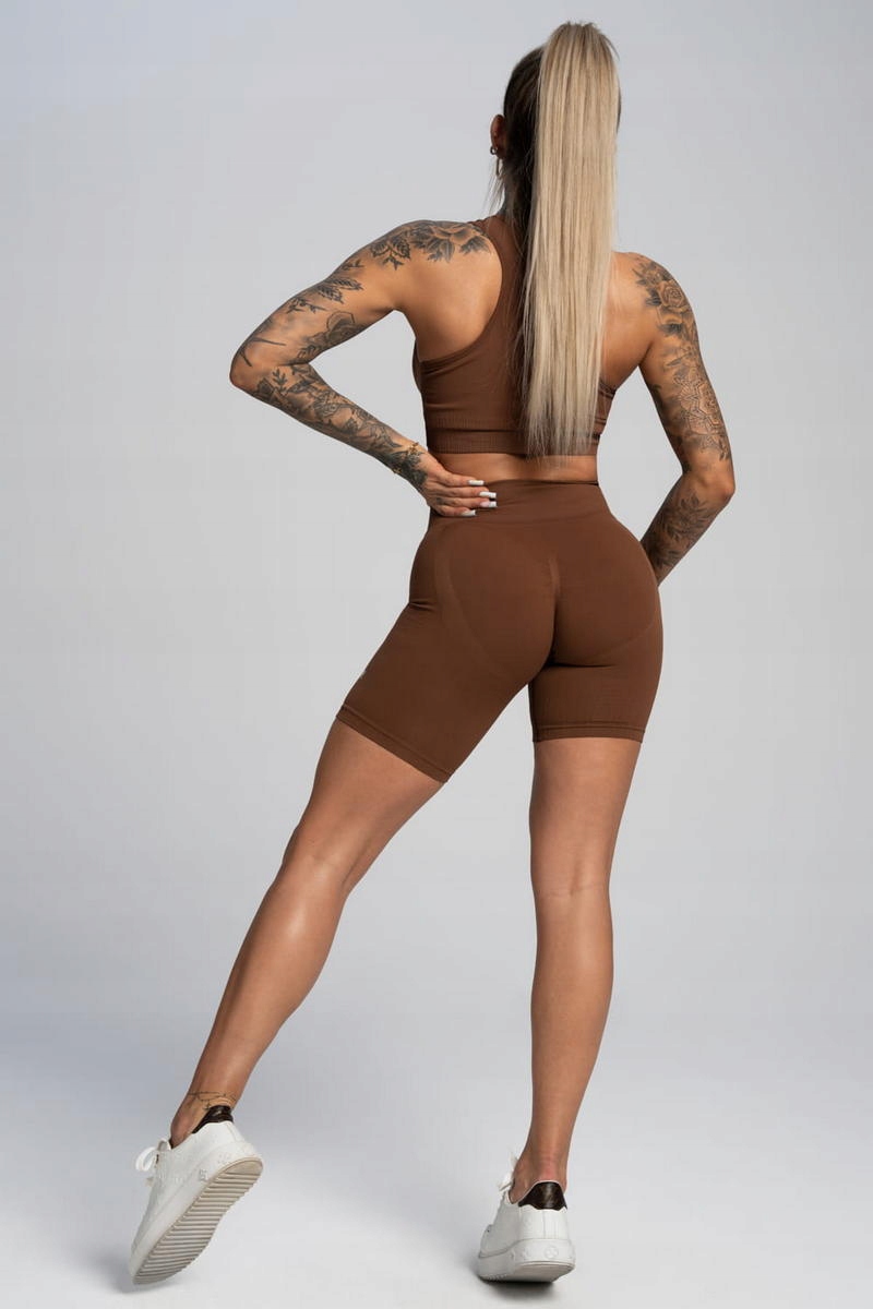 GYM GLAMOUR SZORTY SPODENKI BIKERY CHOCOLATE S Marka Gym Glamour