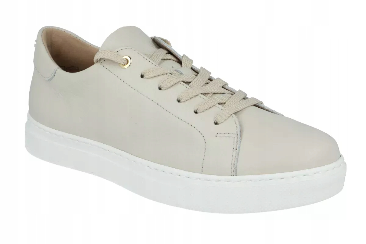 Ryłko kožené tenisky béžové se zlatem, sportovní dámské boty 0SRT3_Y vel. 36