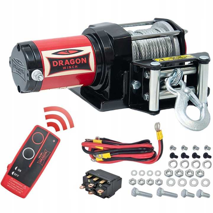 Dragon Winch Navijak Dwm 3000 St Oceľ 10 m pre Quada Atv Buggy 1360KG II