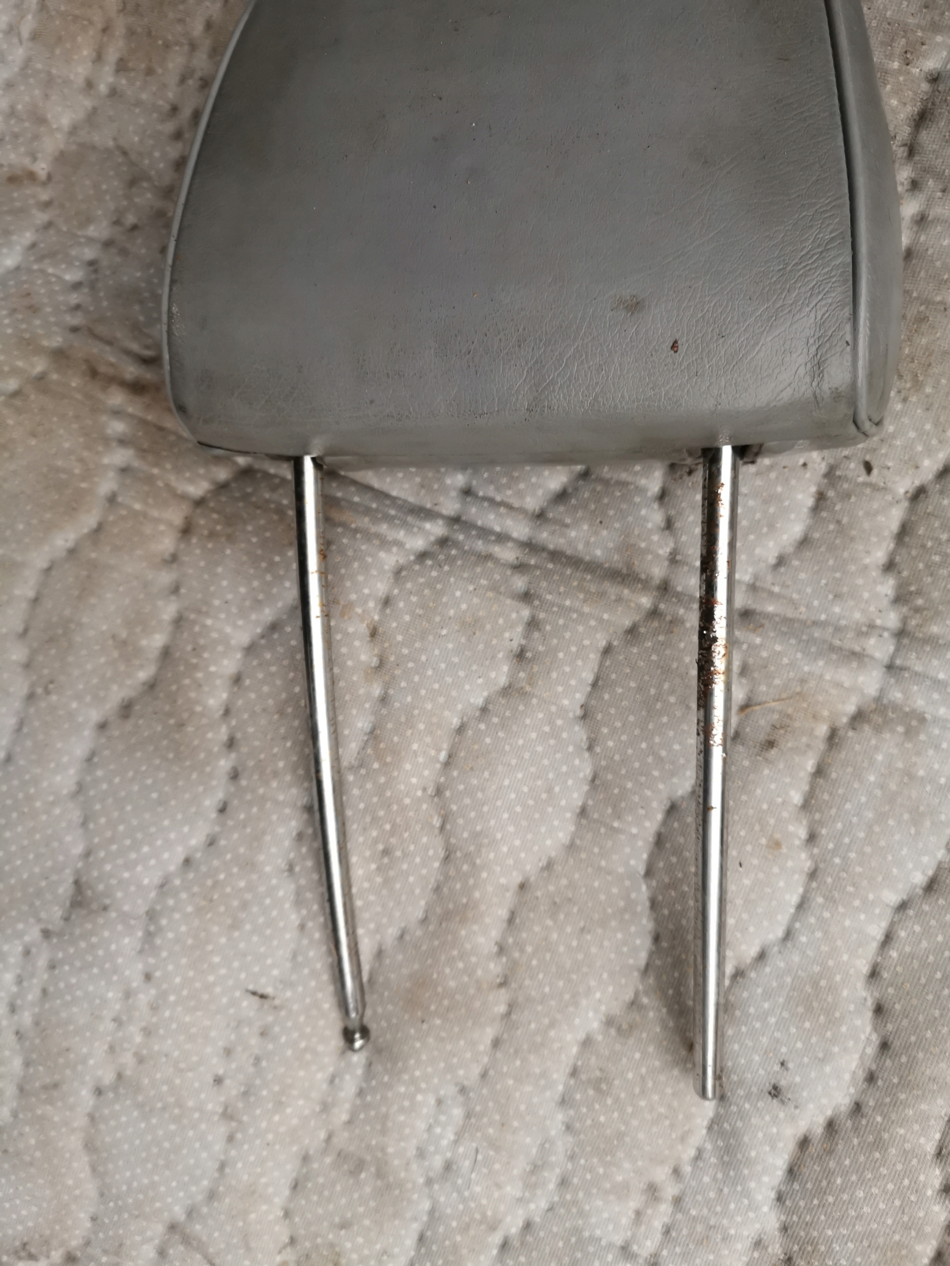 rest seat grey leather MERCEDES w124 kanapy