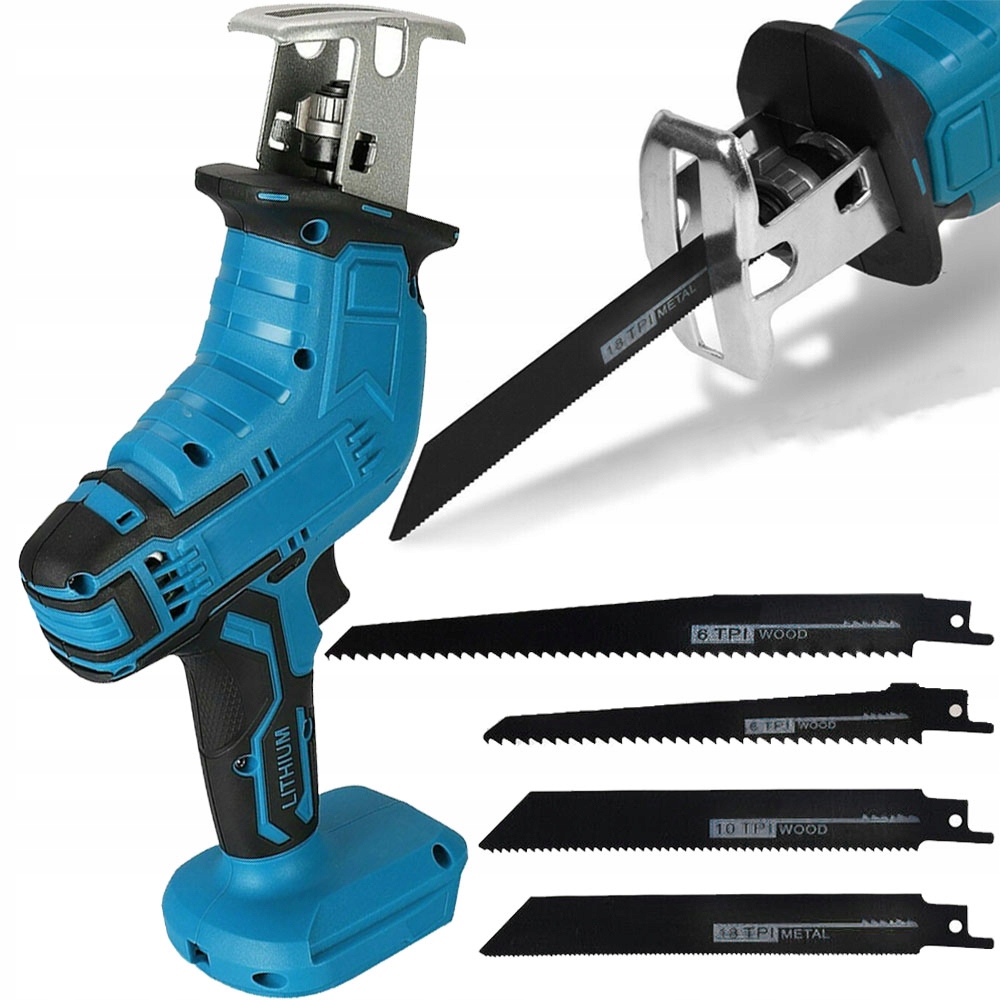 Akumulátorová Pila Ocaska 18v Bedee 4 čepele na kov ze dřeva 3000 Obr/M