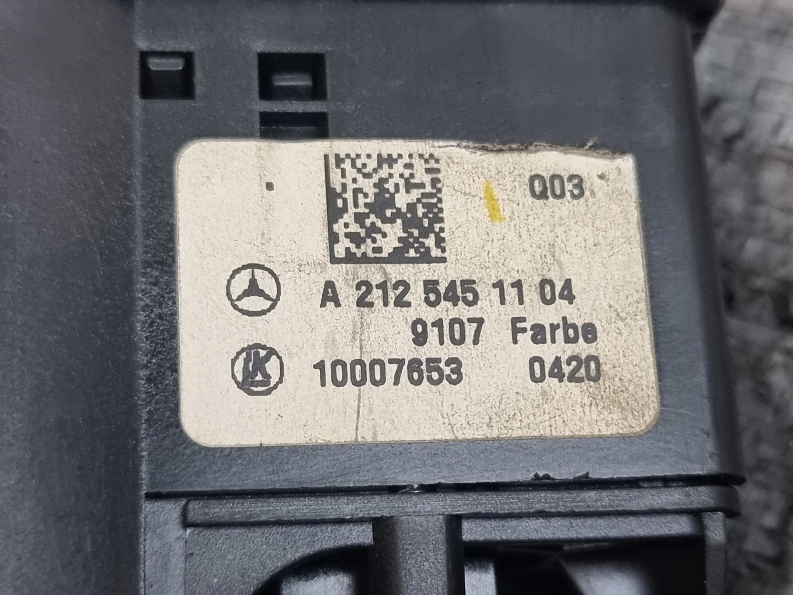 switch light switch MERCEDES E class W212 10r