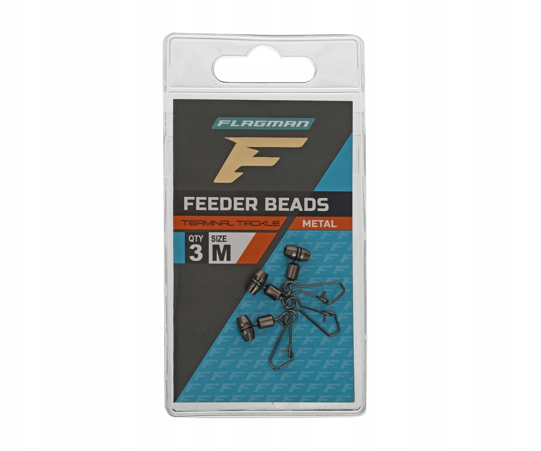 Łącznik Metalowy Feeder Beads Flagman small 3szt. Ffpmm