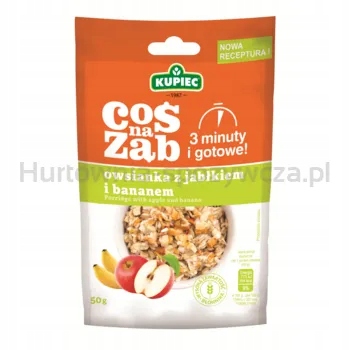 Kupiec Ovesná Kaše s jablkem a banánem 50 g Něco na zub