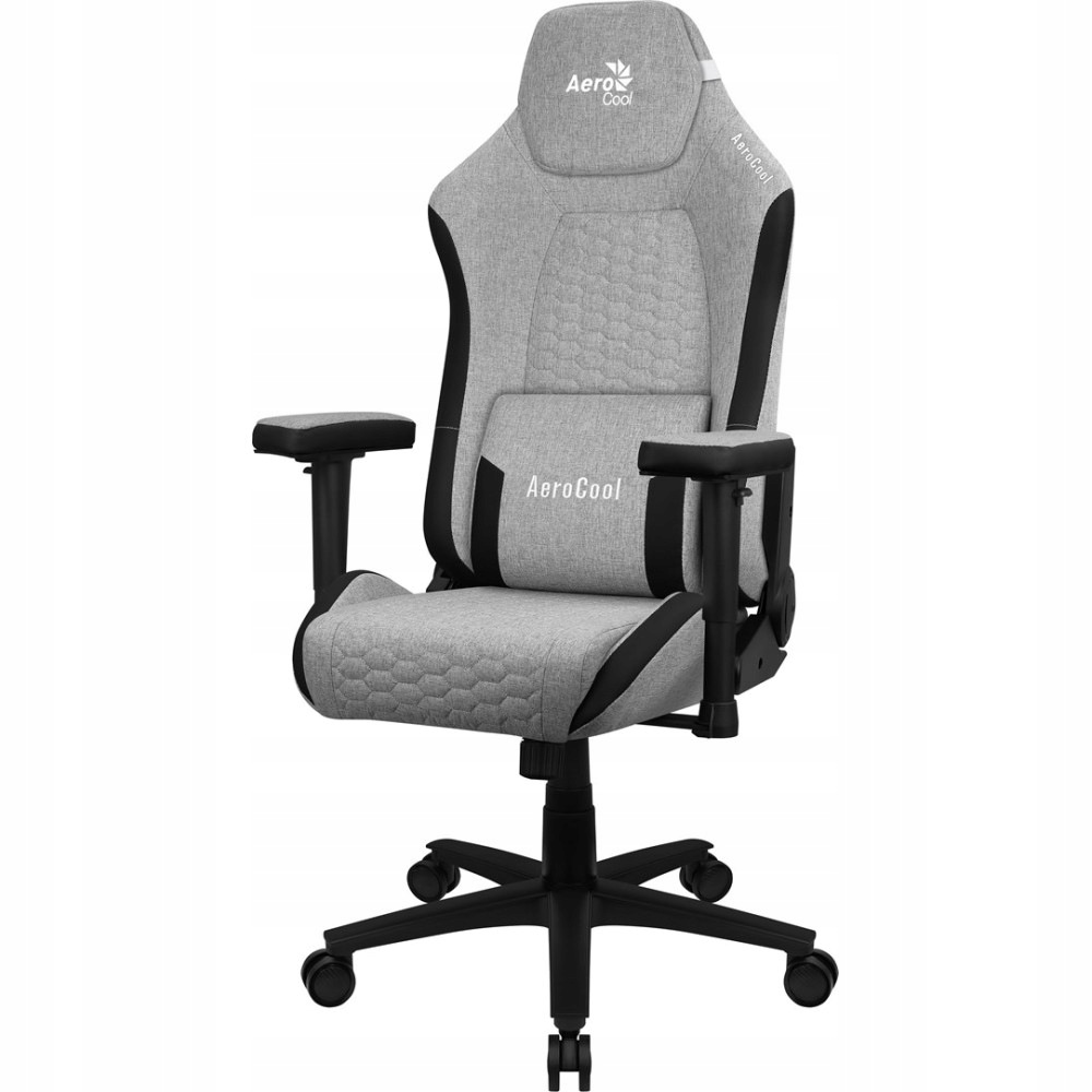 Herní křeslo Aerocool Crown AeroWeave Ash Grey (Popelavě šedé)