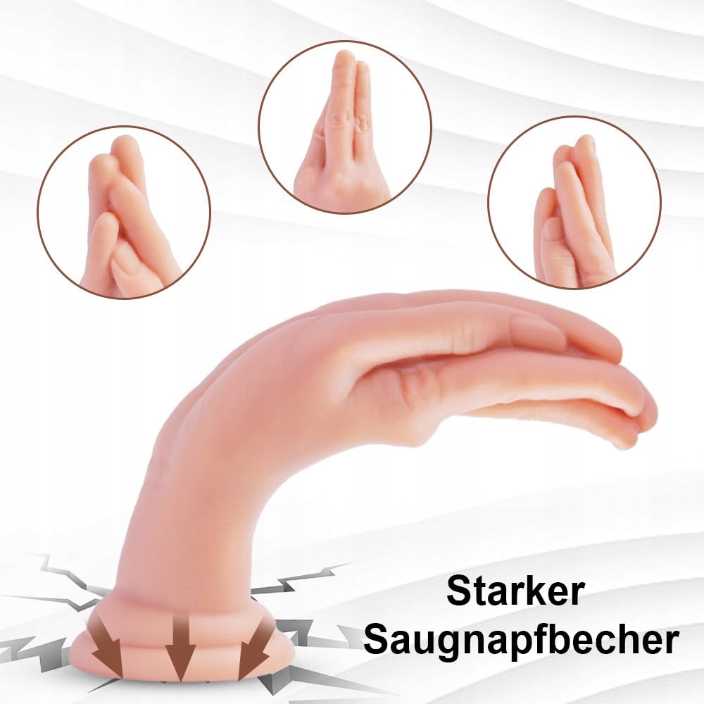 REALISTISCHER Dildo Silikonowy 24 cm Z Przyssawką — miniatura 3