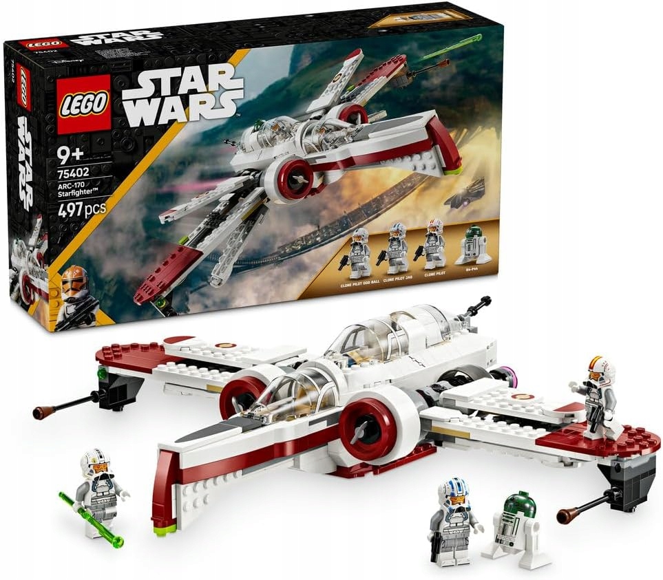 Lego Star Wars Stíhačka ARC-170, Hračka pro děti k sestavení