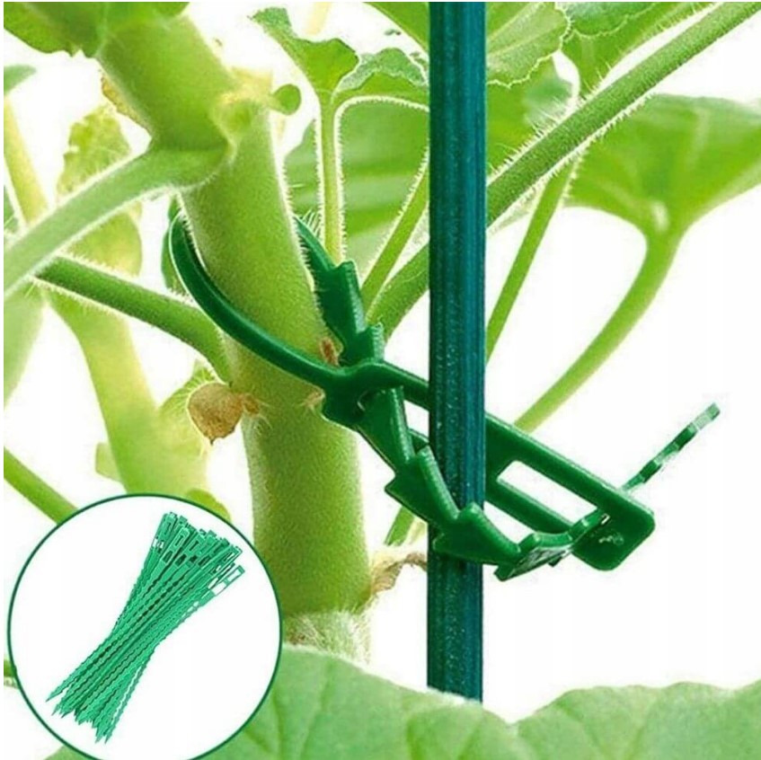 OPASKI SPINKI TRYTKI OGRODOWE DO ROŚLIN ZESTAW 60X Kod producenta Opaski do roślin kwiatów regulowane 60x