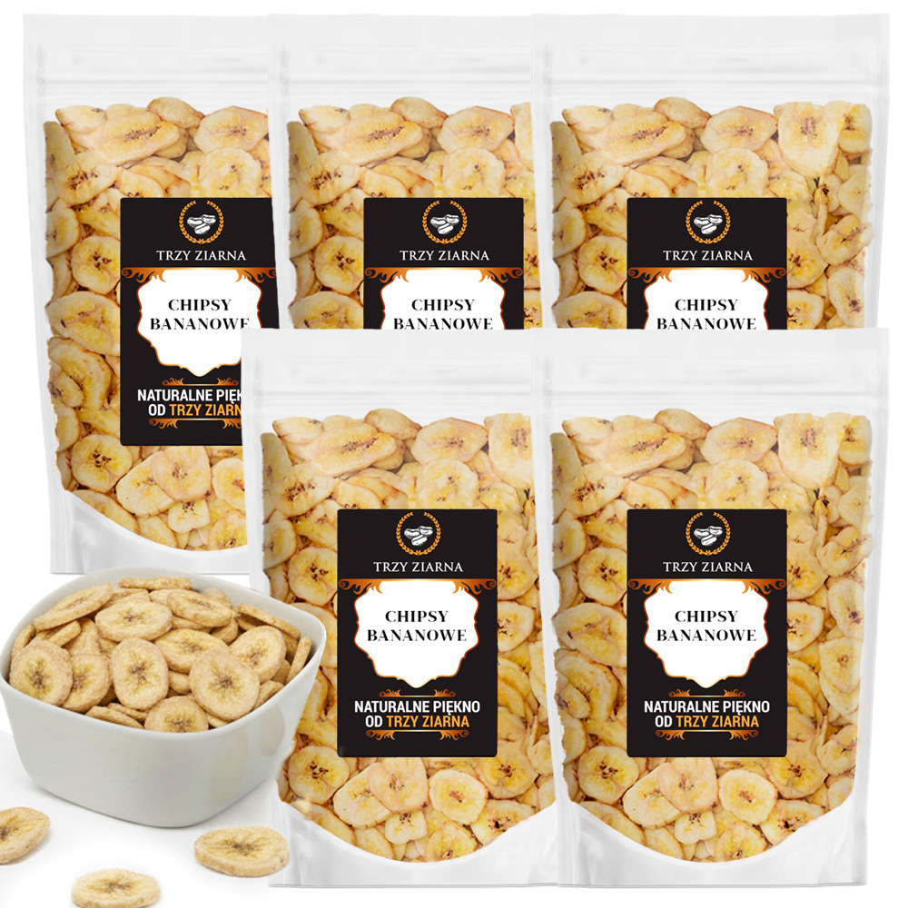 Chipsy Bananowe 5kg banan suszony naturalna przekąska