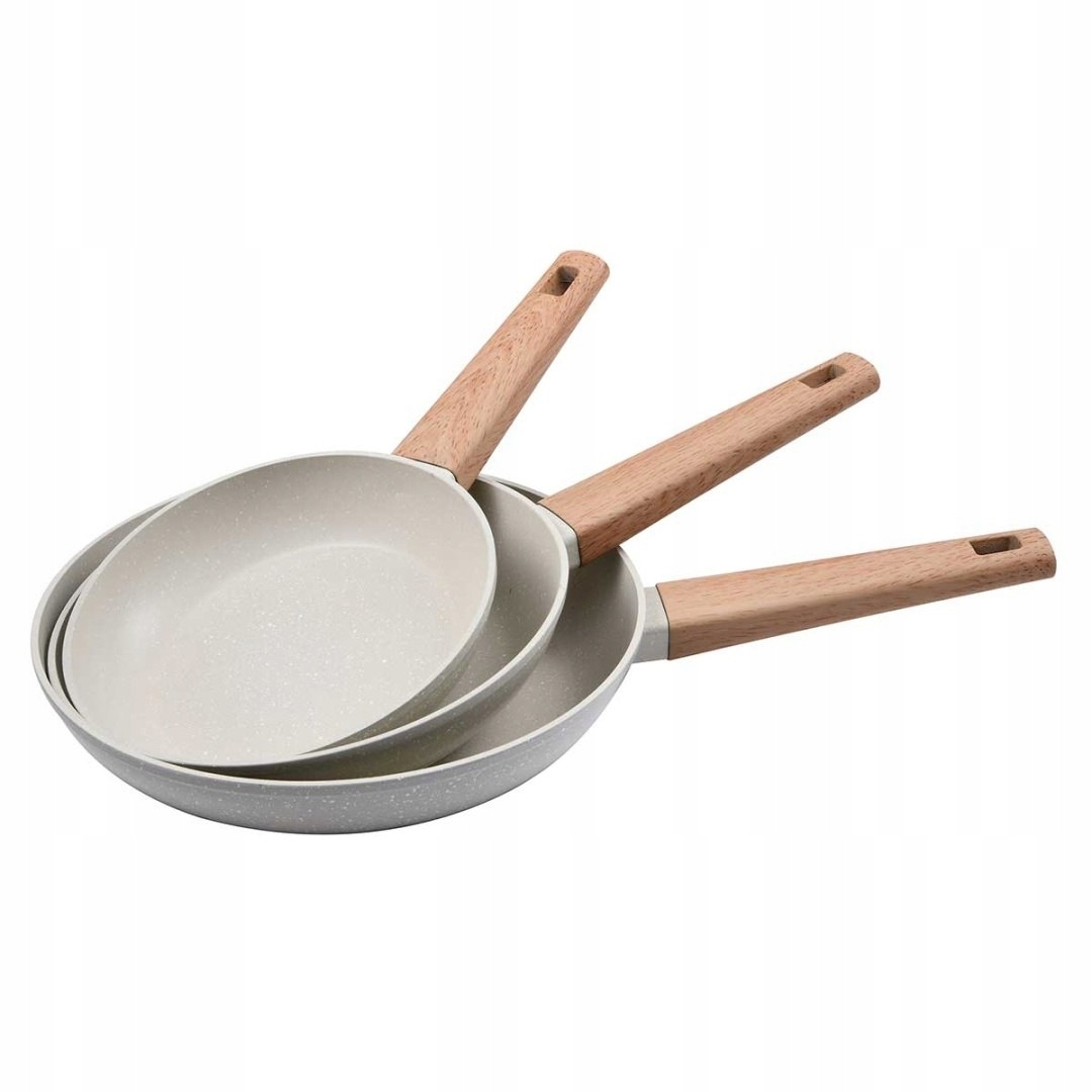 Sada 3 Mramorových Panvíc Bergner BG-34741 Naturally