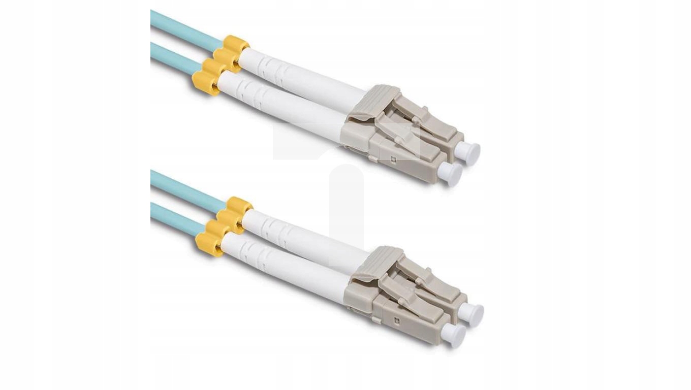 Qoltec Patchcord światłowodowy LC/UPC - LC/UPC Multimode 50/125 OM3 Duple