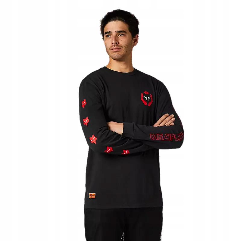 Koszulka Casual Longsleeve Fox Nobyl Black rozmiar L