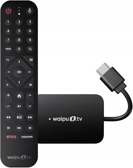 Waipu.tv Stick (2. generace) Přehrávač Smart Waipu 4K Stick