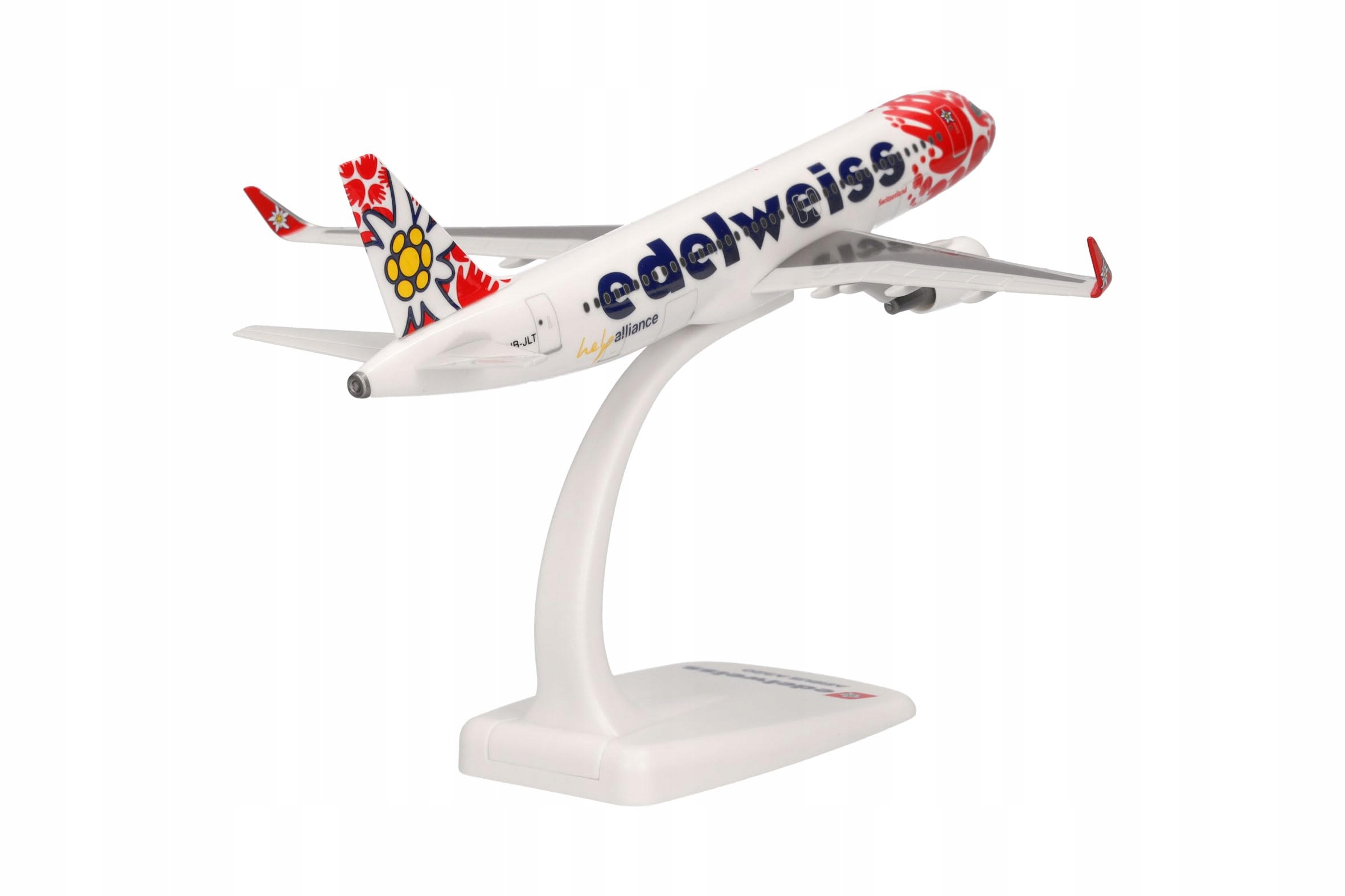 Model letadla Herpa Snap-Fit Edelweiss Air Airbus A320 Help Alliance