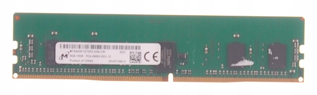 Pamäť Ram Micron 8GB MTA9ASF1G72PZ-2G6D1QK PC4 2666V-RD-11