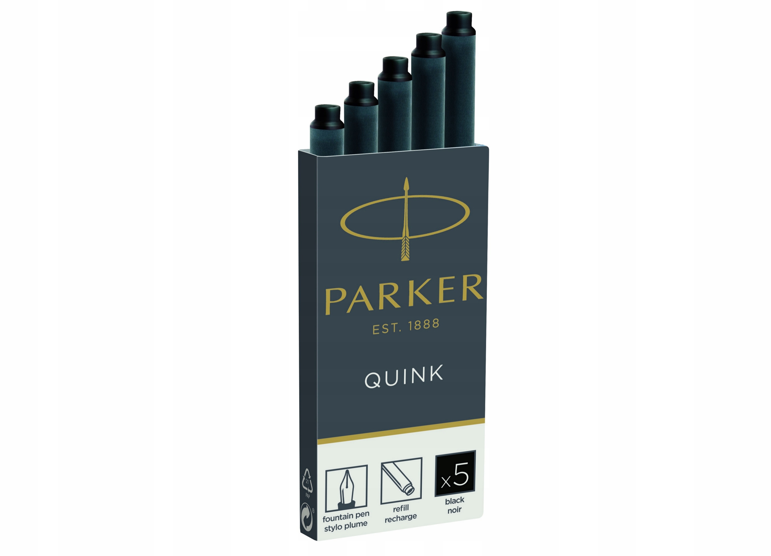 

Naboje Czarne Do Piór Parker op.5 Szt