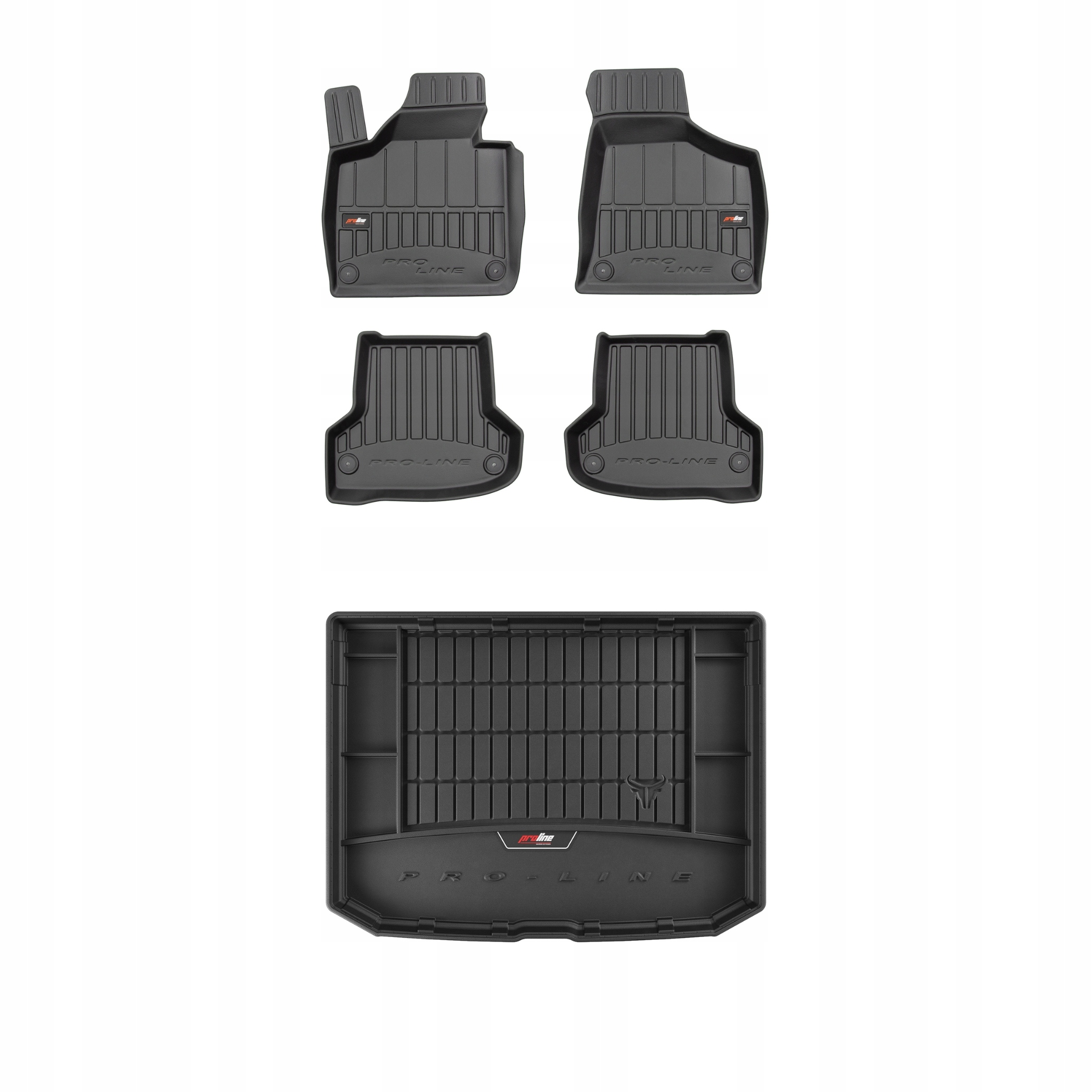 Frogum 3D Sada gumových kobercov a rohoží s logom pre Audi RS3 8P 03-13