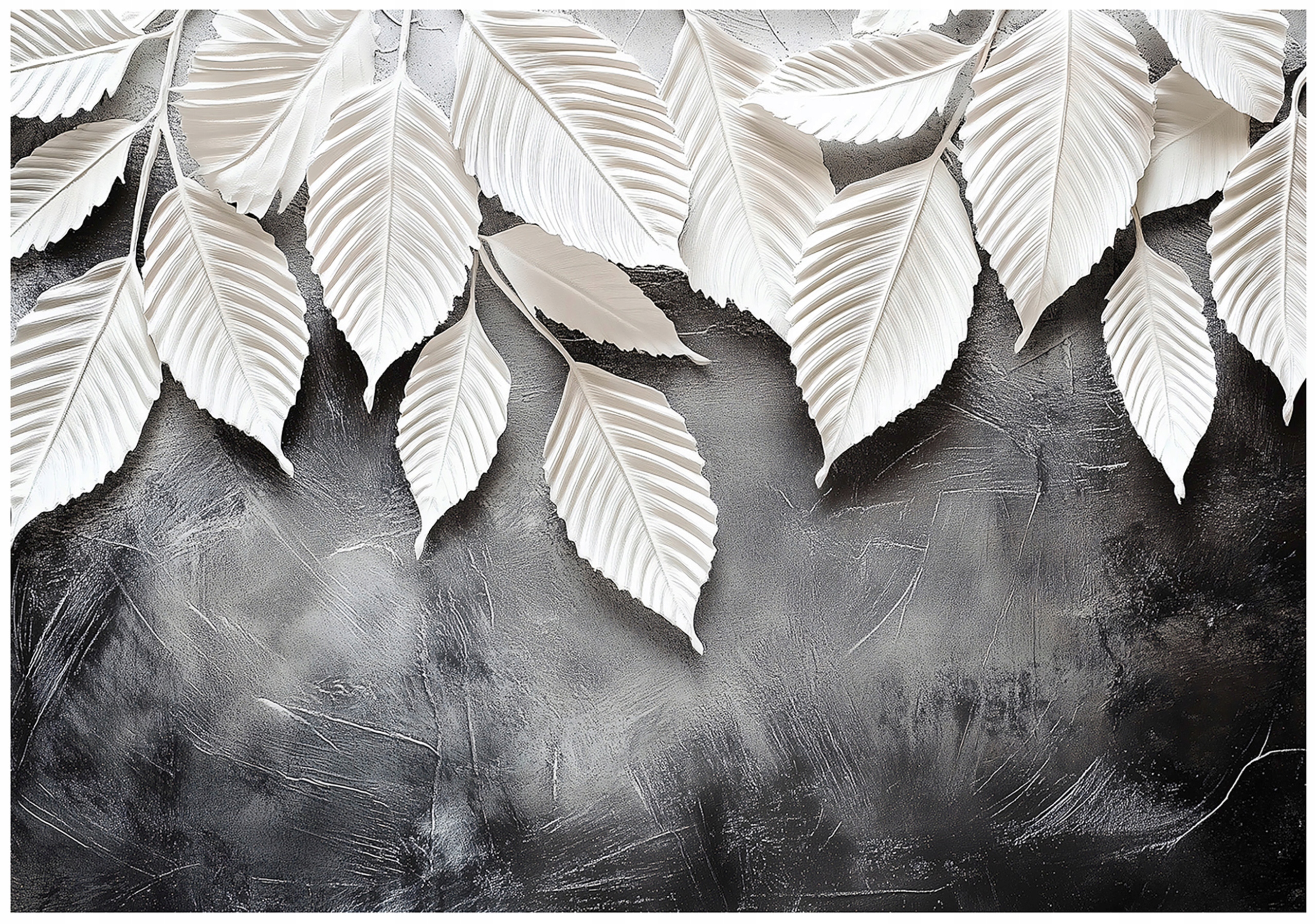 Fototapeta Vyřezávané listy na zeď botanická reliéf 300x210 lepidlo