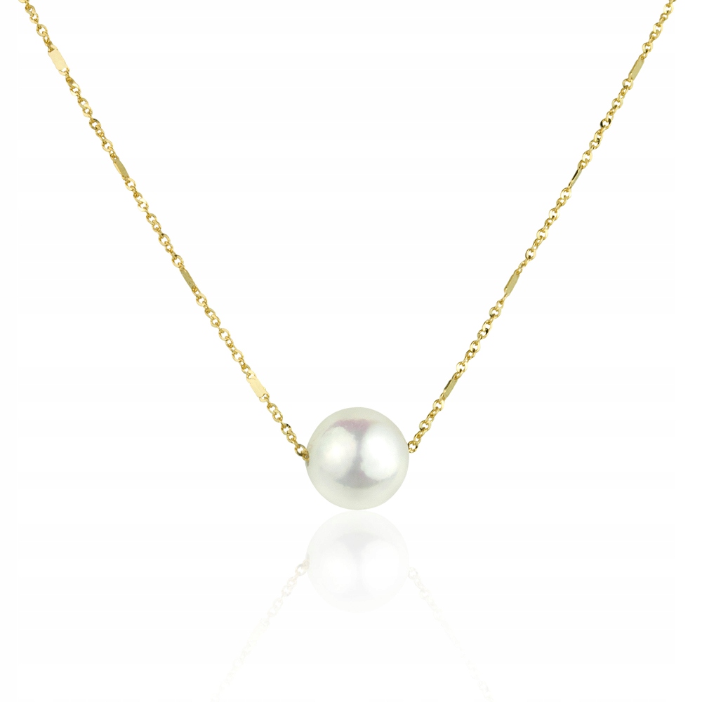 Luxusní Zlatý Řetízek S Unikátní Perlou Akoya