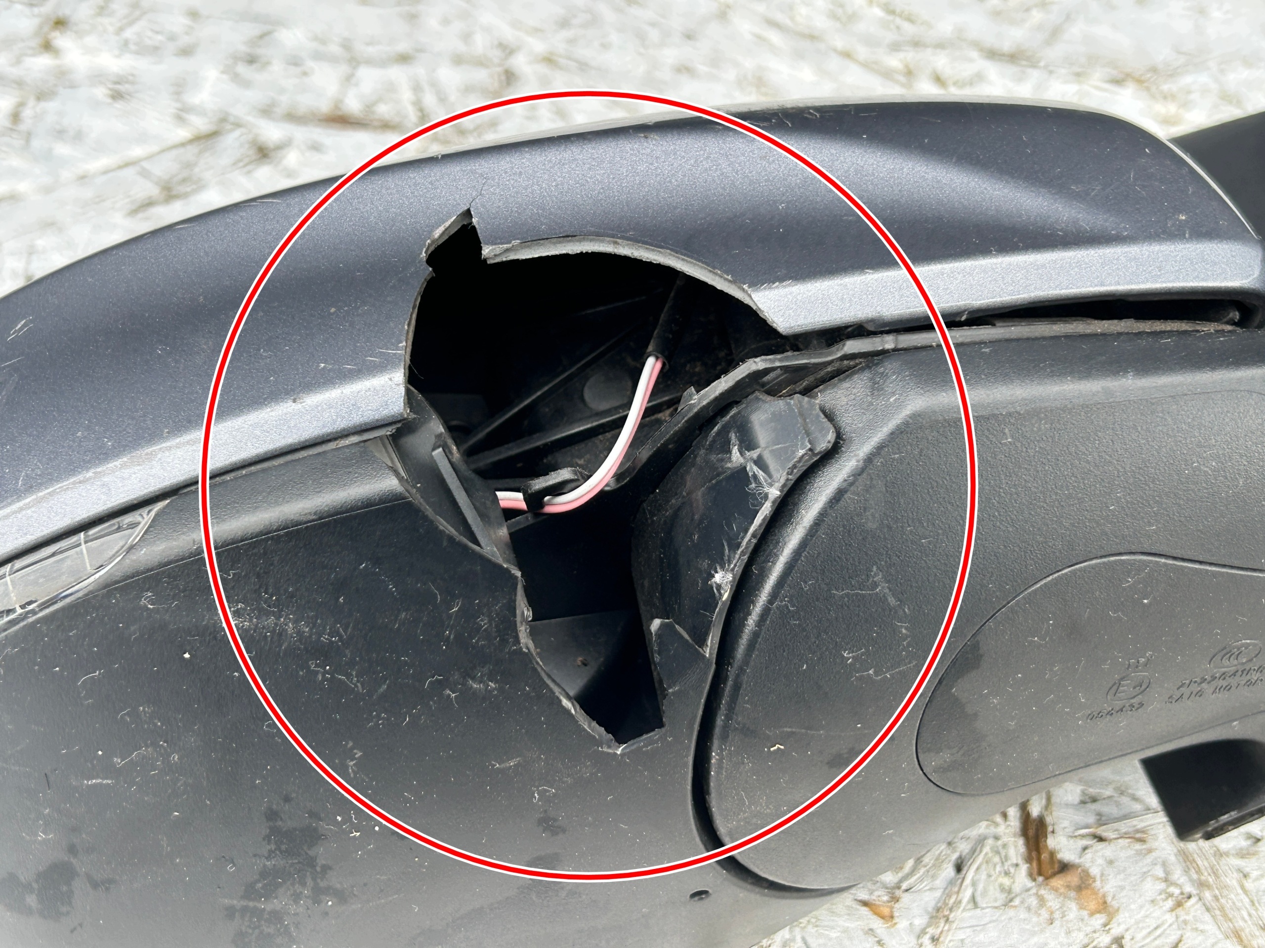 mirror right electrics 9 PIN MG 3 MG3 24- 11292821