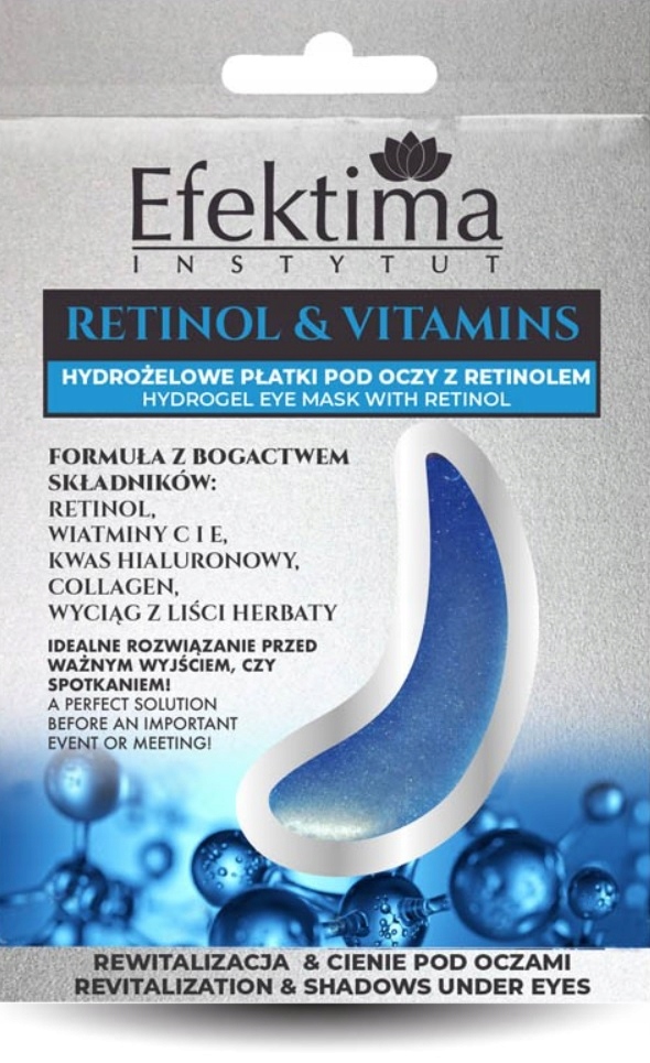 

Retinol I Witaminaminy Hydrożelowe Płatki Pod Oczy