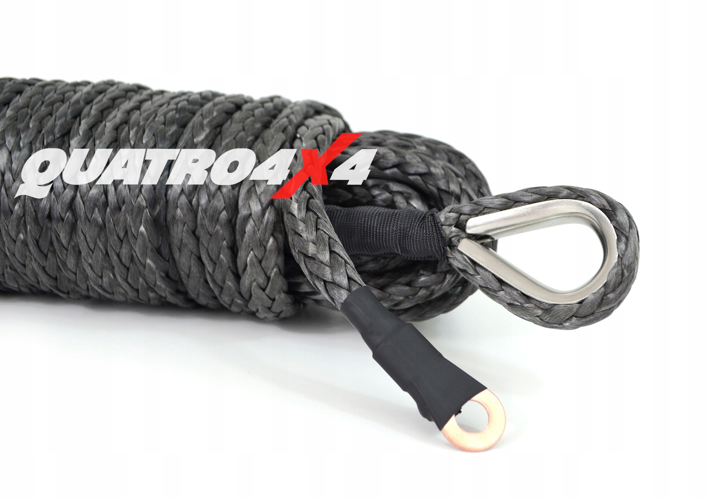 Syntetická Lanovka 9.5 tony S Kauszou Do Navijaka 28 m 9,5 mm Snakeman 4WD